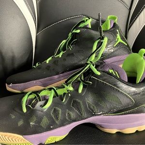 Nike Air Jordan CP3.VI 6  584615-038 Black Purple Basketball Shoes Mens US Sz 12